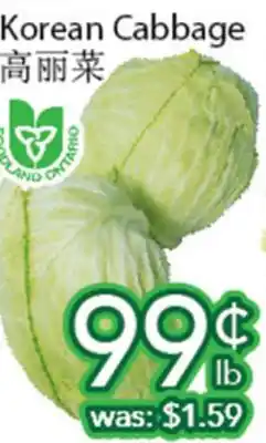 Ample Food Market Korean Cabbage offer