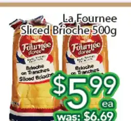 Ample Food Market La Fournee Sliced Brioche offer