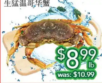 Ample Food Market Live BC Crab offer