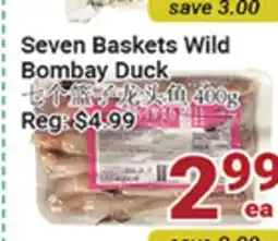 Oceans Fresh Food Market Seven Baskets Wild Bombay Duck offer