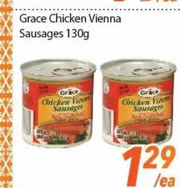 Bestco Food Mart Grace Chicken Vienna Sausages 130g offer