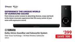 Visions Electronics Yamaha Clear Voice Technology offer