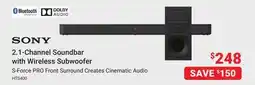 Visions Electronics Sony 2.1-Channel Soundbar with Wireless Subwoofer offer
