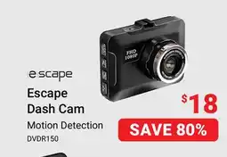 Visions Electronics Motion Detection DVDR150 Dual Lens Dash Camera offer