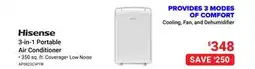Visions Electronics Hisense 3-in-1 Portable Air Conditioner offer