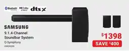 Visions Electronics SAMSUNG 9.1. 4-Channel Soundbar System offer