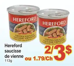 T&T Supermarket HEREFORD SAUCISSE DE VIENNE, 113G offer