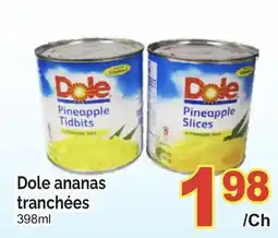 T&T Supermarket DOLE ANANAS TRANCHÉES, 398ML offer