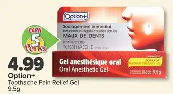 PharmaChoice Option+ Toothache Pain Relief Gel 9.5g offer