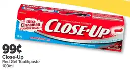 PharmaChoice Close-Up Red Gel Toothpaste 100ml offer