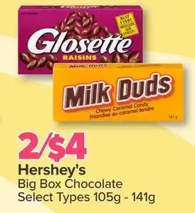 PharmaChoice Hershey's Big Box Chocolate offer