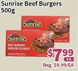 Blue Sky Supermarket Sunrise Beef Burgers 500g offer