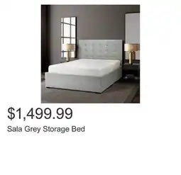 Costco Sala Grey Storage Bed offer