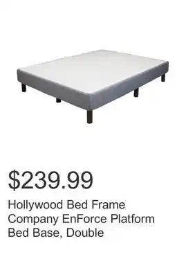 Costco Hollywood Bed Frame Company EnForce Platform Bed Base, Double offer