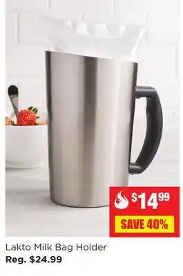 Kitchen Stuff Plus Lakto Milk Bag Holder offer