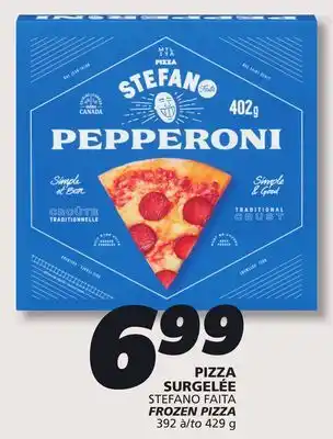 IGA STEFANO FAITA FROZEN PIZZA offer
