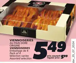 IGA AU PAIN DORÉ ORIGINE VIENNOISERIES offer