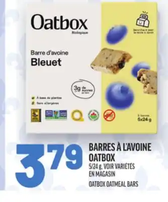 Metro BARRES À L'AVOINE OATBOX | OATBOX OATMEAL BARS offer