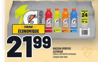 Metro BOISSON SPORTIVE GATORADE | GATORADE SPORT DRINK offer