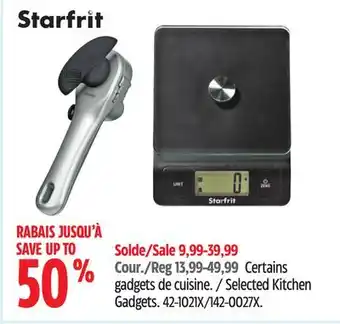 Canadian Tire STARFRIT Selected Kitchen Gadgets offer