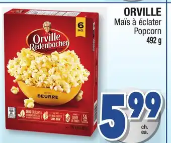 Jean Coutu ORVILLE Popcorn offer