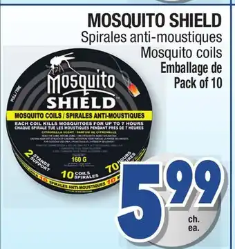 Jean Coutu MOSQUITO SHIELD Mosquito coils offer
