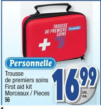 Jean Coutu Personnelle First aid kit offer