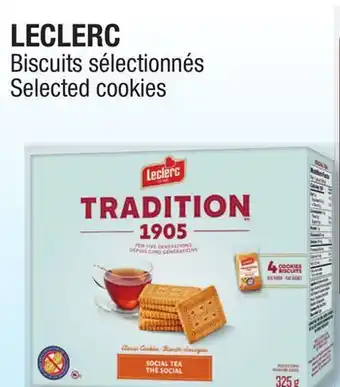 Jean Coutu LECLERC Selected cookies offer