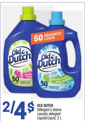 Uniprix OLD DUTCH Détergent à lessive Laundry detergent Liquide/Liquid offer