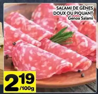 Supermarché PA Genoa Salami offer