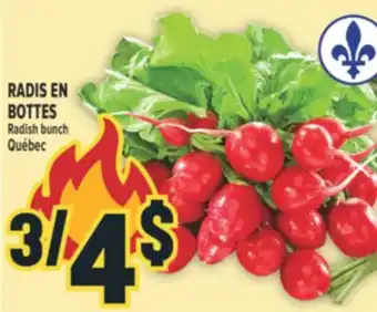 Marché Adonis RADIS EN BOTTES | RADISH BUNCH offer