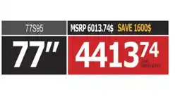 Centre Hi-Fi SAMSUNG SMART TELEVISION 4K OLED S95 QUANTUM NEURAL offer