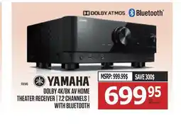 Centre Hi-Fi YAMAHA DOLBY 4K/8K AV HOME THEATER RECEIVER | 7.2 CHANNELS | WITH BLUETOOTH offer