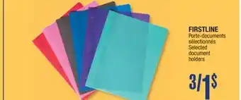 Jean Coutu FIRSTLINE Selected document holders offer