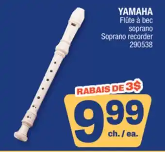 Jean Coutu YAMAHA Soprano recorder offer