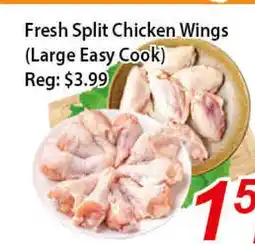 Seasons Foodmart Fresh Split Chicken Wings (Large Easy Cook) offer