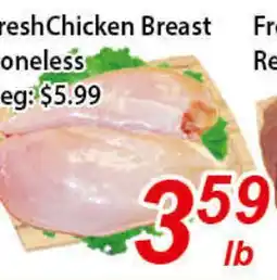 Seasons Foodmart Fresh Chicken Breast Boneless offer