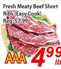 Seasons Foodmart Fresh Meaty Beef Short Ribs (Easy Cook) offer