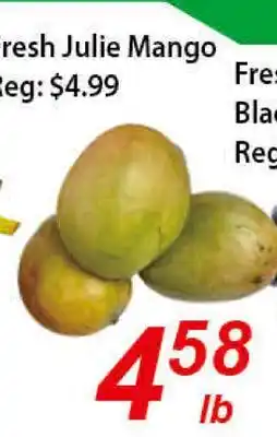 Seasons Foodmart Fresh Julie Mango offer