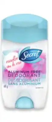 Walmart Secret Deodorant offer