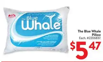 Walmart The Blue Whale Pillow offer