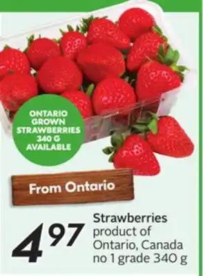 Sobeys Strawberries offer