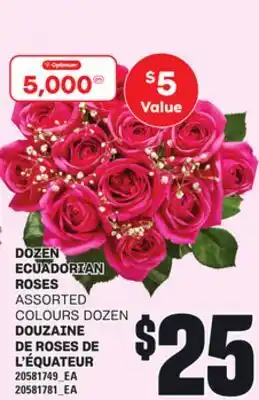 Independent Grocer DOZEN ECUADORIAN ROSES offer