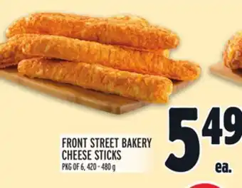 Metro FRONT STREET BAKERY CHEESE STICKS offer