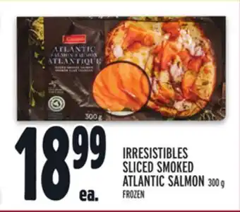 Metro IRRESISTIBLES SLICED SMOKED ATLANTIC SALMON offer