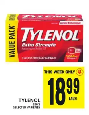 Food Basics TYLENOL offer