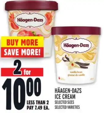 Metro HÄAGEN-DAZS ICE CREAM offer