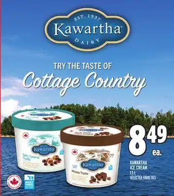 Metro KAWARTHA ICE CREAM offer