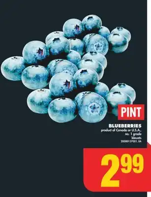 No Frills BLUEBERRIES offer