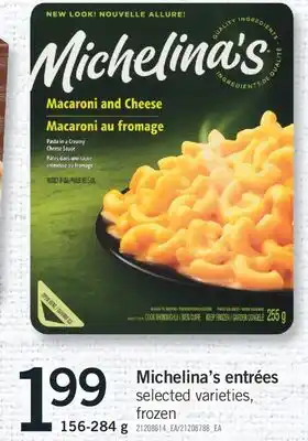 Fortinos MICHELINA'S ENTRÉES, 156-284 G offer